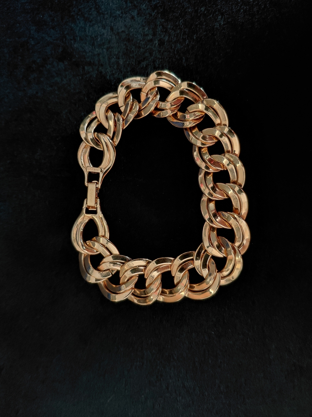 Monet Gold-Tone Chunky Curb Link Bracelet